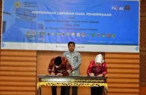 Bupati Musi Rawas Resmi Terima Laporan Hasil Pemeriksaan BPK tahun 2022