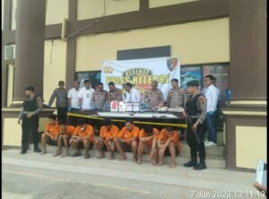 Polres Muratara Amankan 7 Tersangka Pelaku Kejahatan