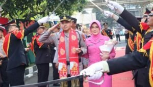 Meriah, Parade Penyambutan Kapolres Lubuklinggau yang Baru