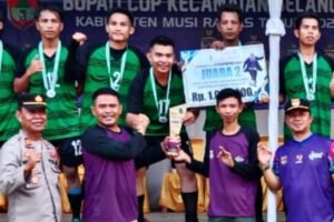 Camat Selangit Sukses Hantarkan Liga Sepak Bola Bupati Cup 2023, Selangit Fc Jawara.