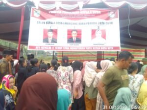 Pencalonan Kepala Desa Embacang di Ikuti 3 Paslon, Rubinhud Dapat Suara Terbanyak