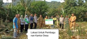 Sugian Ali: Kantor Desa, Desa Muara Nilau Akan Segera di Bagun