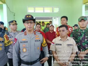 Kunjungan Kapolda dan Bupati Dalam Rapat Pleno Rekapitulasi Perhitungan Suara Muratara