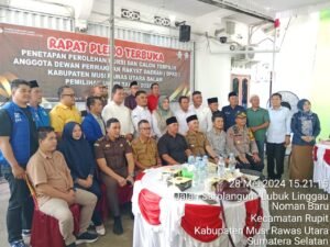 Rapat Pleno Terbuka Komisi Pemilihan Umum Untuk Pilkada Musi Rawas Utara 2024