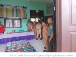 Bupati Devi Suhartoni Tinjau Langsung Program Makan Bergizi Gratis Di Muratara