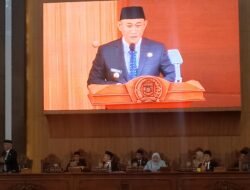 Rapat Paripurna Istimewa DPRD Dengarkan Pidato Perdana Walikota, Lubuklinggau H Rachmat  Hidayat  periode 2025-2030