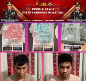 Polres Muratara Tangkap Dua Kurir Narkoba, Sita 1 Kg Sabu dan Ribuan Ekstasi