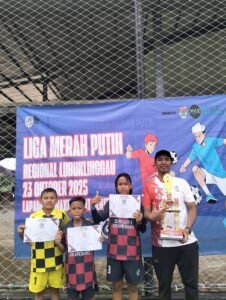 Perwakilan Muratara Berjaya! SDN 1 Sukamenang Raih Juara 3 Liga Merah Putih U-12 Regional Lubuklinggau