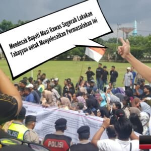 Gelar Aksi Damai, Warga Minta Bupati Musi Rawas Jangan Diam, Segera Ambil Kebijakan Atas Gejolak di Muara Beliti