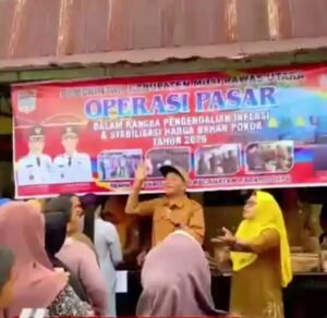 Menjelang Ramadhan Pemkab Muratara Gelar Operasi Pasar Murah.