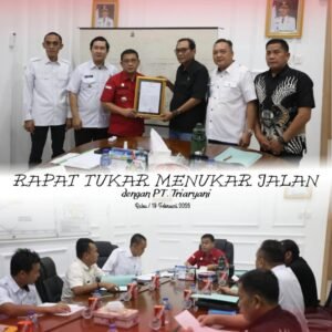 Bupati Muratara Pimpin Rapat Tukar Menukar Jalan Dengan PT. Triaryani