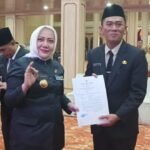 Bupati Hj Ratna Machmud Lantik Pejabat Eselon 2 Febrian Saputra, S.E., M.M: Jabat Kadis Diskominfo Musi Rawas