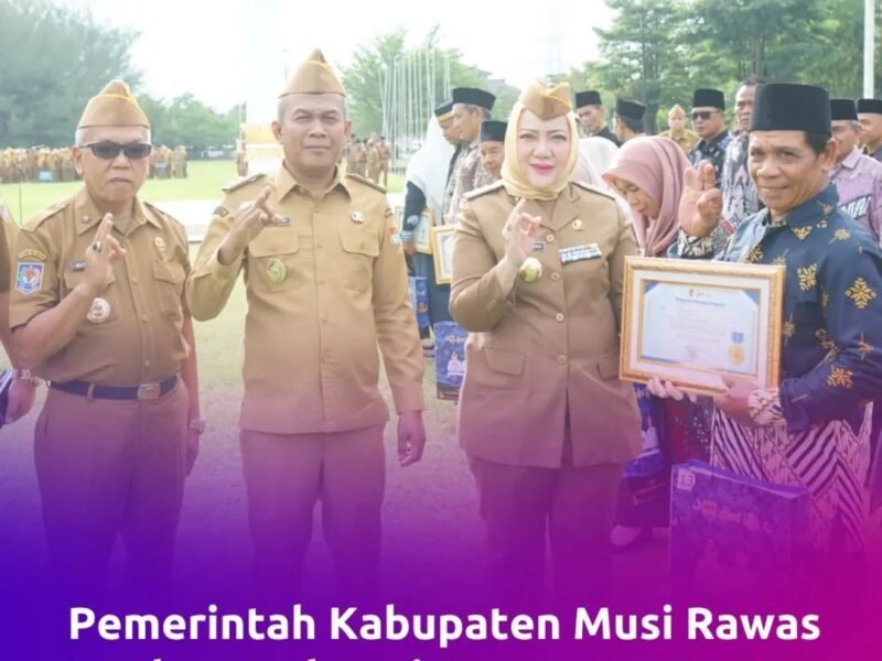 Pemerintah Musi Rawas Gelar Apel Bersama Bersam 57 ASN yang Mengakhiri Masa Purnatugas