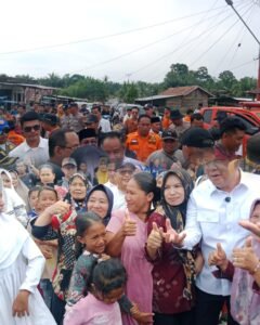 Kunjungan Wagub Tinjau jembatan Permanen Putus