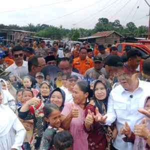 Kunjungan Wagub Tinjau jembatan Permanen Putus