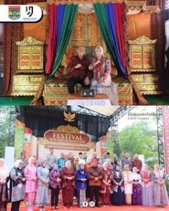 Wali Kota Lubuk Linggau dan Ketua Dekranasda Hadiri Festival Seni Adat dan Festival Anjungan Sumsel 2026