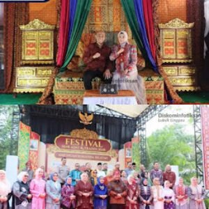 Wali Kota Lubuk Linggau dan Ketua Dekranasda Hadiri Festival Seni Adat dan Festival Anjungan Sumsel 2026