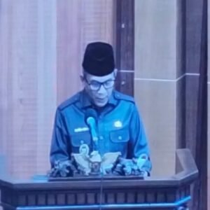 Paripurna DPRD Kab Mura Mendengarkan Penyampaian Jawaban Eksekutif Terhadap Raperda Tentang Pertanggungjawaban APBD Kabupaten Musi Rawas Tahun Anggaran 2025.