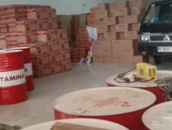 DUGAAN GUDANG OLI BEKAS BEROPERASI DI EKA MARGA, PERIZINAN JADI SOROTAN,,